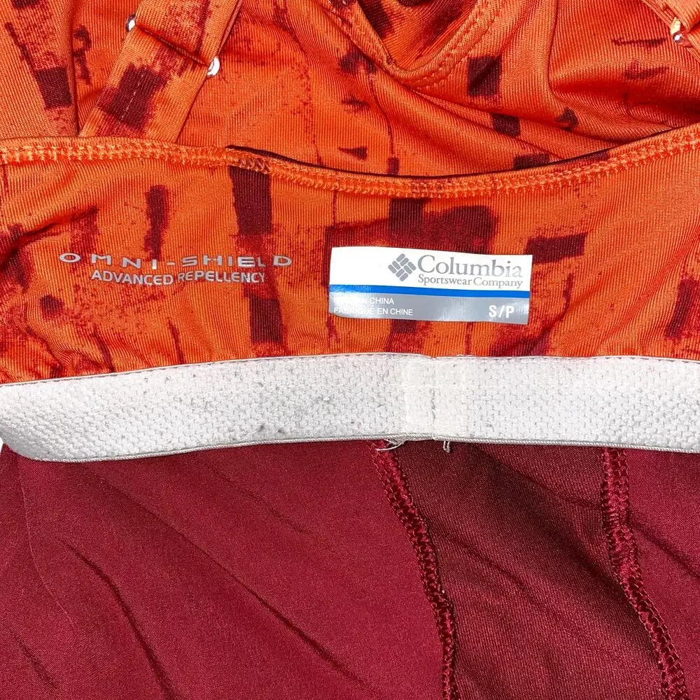 Columbia S Omni-Shield Advanced‎ Repellency Orange/Burgundy Tankini Top